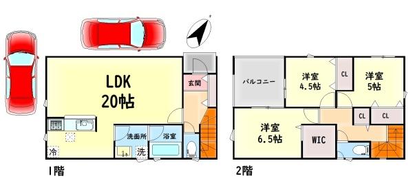 泉南市岡田３丁目の新築一戸建