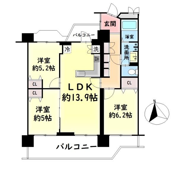 陵南住宅壱号棟　中古マンション