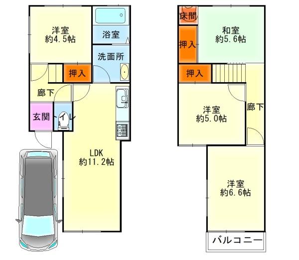 岸和田市松風町の中古一戸建