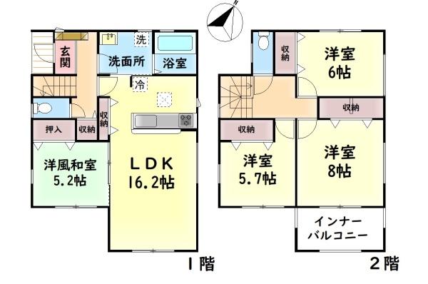 泉佐野市鶴原３丁目の新築一戸建