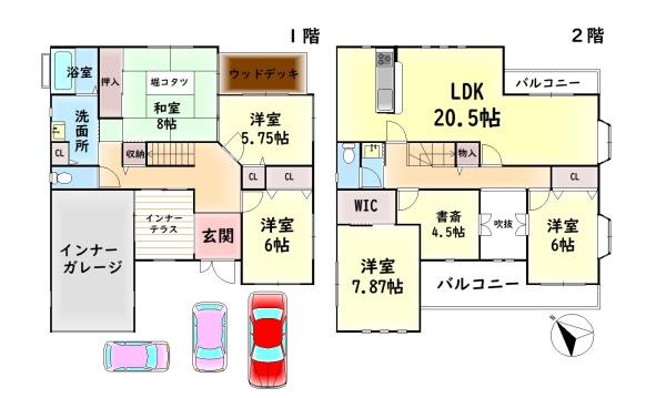 泉南市岡田７丁目の中古一戸建