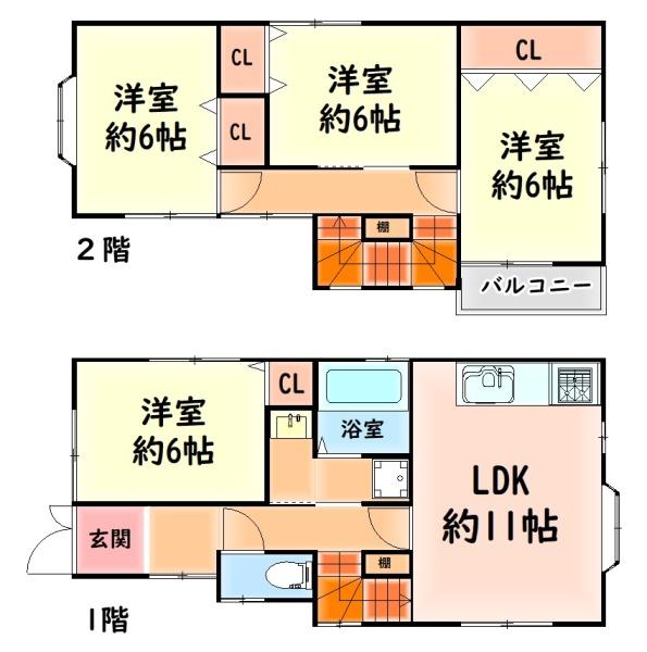 岸和田市八阪町３丁目の中古一戸建て