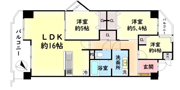 朝日プラザシティ・サザンパーク３番街Ｅ棟　中古マンション