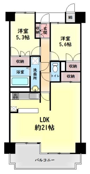 朝日プラザシティ・サザンパーク４番街Ｆ棟