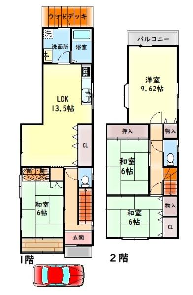 泉北郡忠岡町忠岡南１丁目の中古一戸建