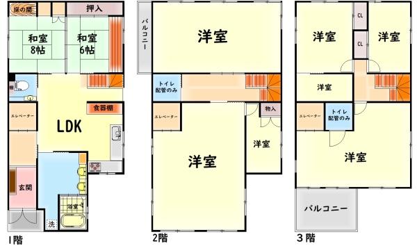 岸和田市真上町の中古一戸建