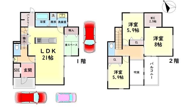 泉南郡熊取町五門東４丁目の新築一戸建
