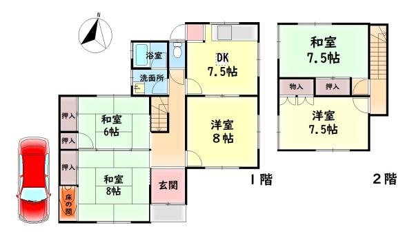 阪南市箱作の中古一戸建