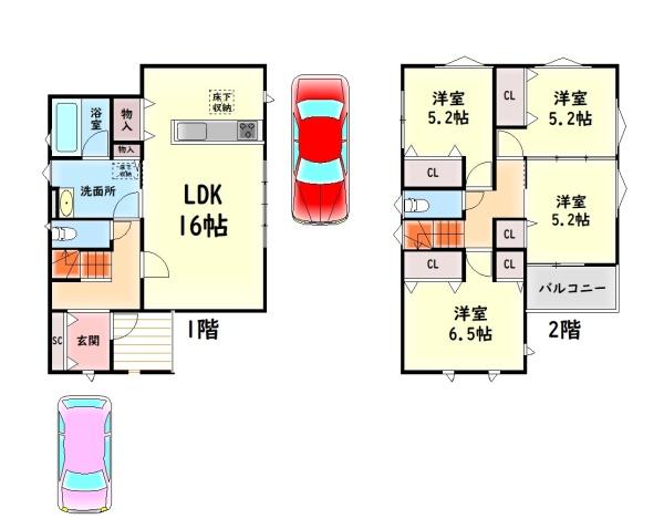泉佐野市鶴原４丁目の新築一戸建