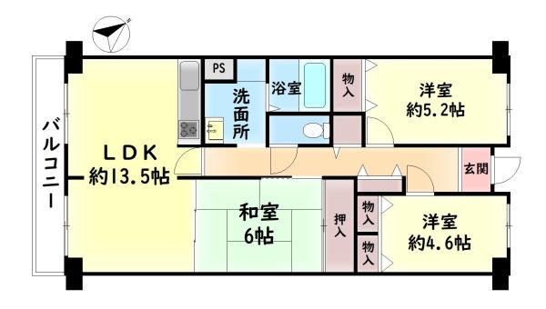 コーストアベニュー岸和田コーポラス１号棟