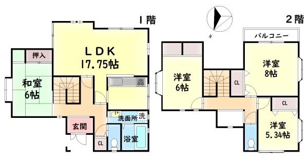 貝塚市津田北町の中古一戸建て