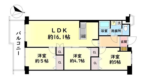ファミリープラザ泉北光明池Ｃ棟　中古マンション
