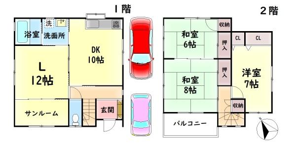 高石市東羽衣２丁目の中古一戸建て