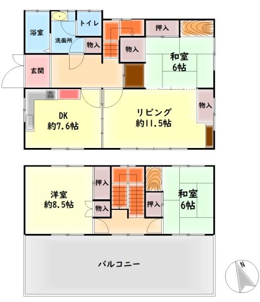阪南市下出の中古一戸建て