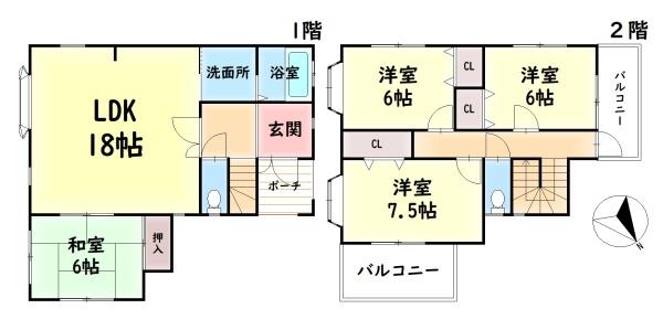 泉北郡忠岡町北出２丁目の中古一戸建て