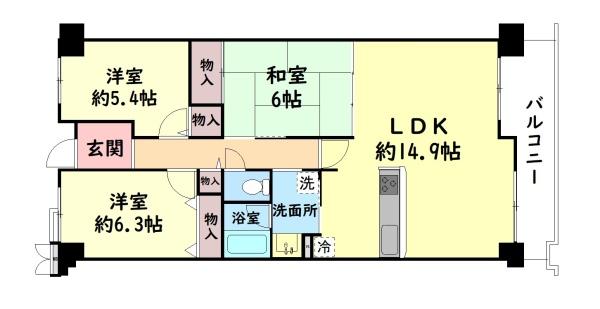 サンシティ貝塚１番館　中古マンション