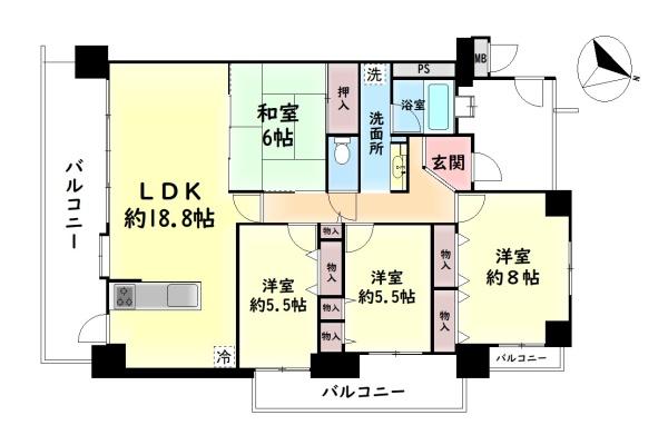 サンシティ貝塚２番館　中古マンション