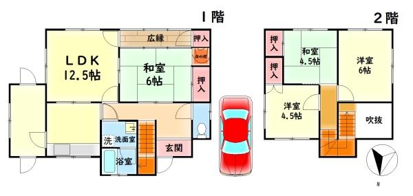 岸和田市上松町の中古一戸建て
