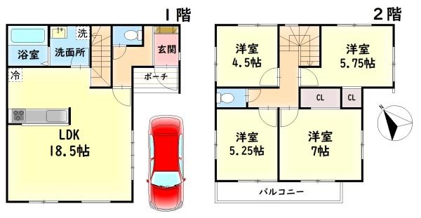 和泉市富秋町１丁目の新築一戸建