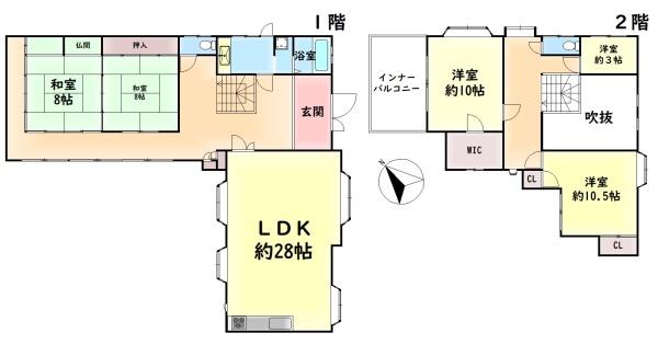 泉南市北野の中古一戸建て
