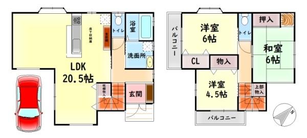 泉大津市条南町の中古一戸建て
