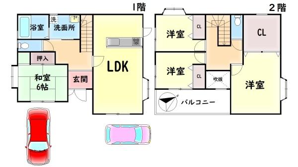 貝塚市堀２丁目の中古一戸建て