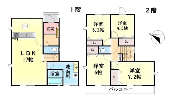 泉佐野市南中安松の新築一戸建