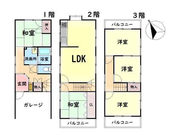 高石市東羽衣５丁目の中古一戸建て