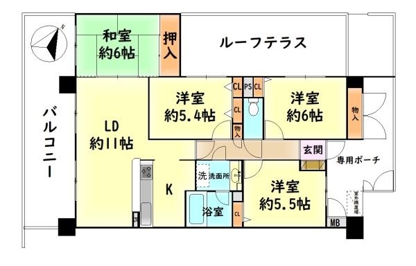 エバーランドシティ新泉北６番館　中古マンション