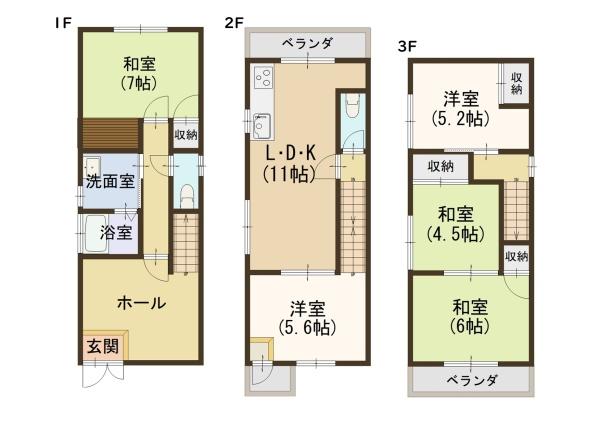 泉大津市神明町の中古一戸建て