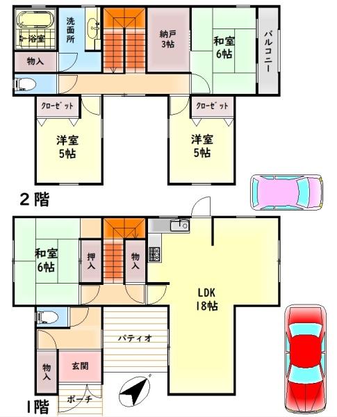 阪南市桃の木台５丁目の中古一戸建