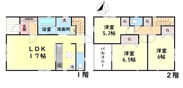 阪南市自然田の新築一戸建