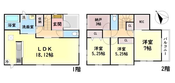 泉佐野市新安松２丁目の新築一戸建
