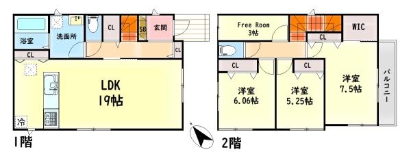 泉佐野市新安松２丁目の新築一戸建