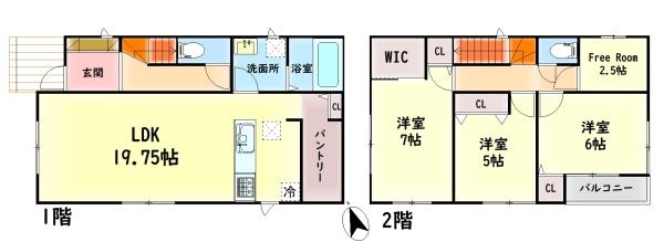 泉佐野市新安松２丁目の新築一戸建