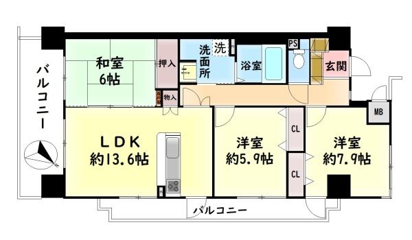 クオーレ岸和田　中古マンション