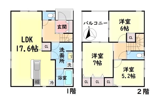 泉大津市助松町３丁目の新築一戸建