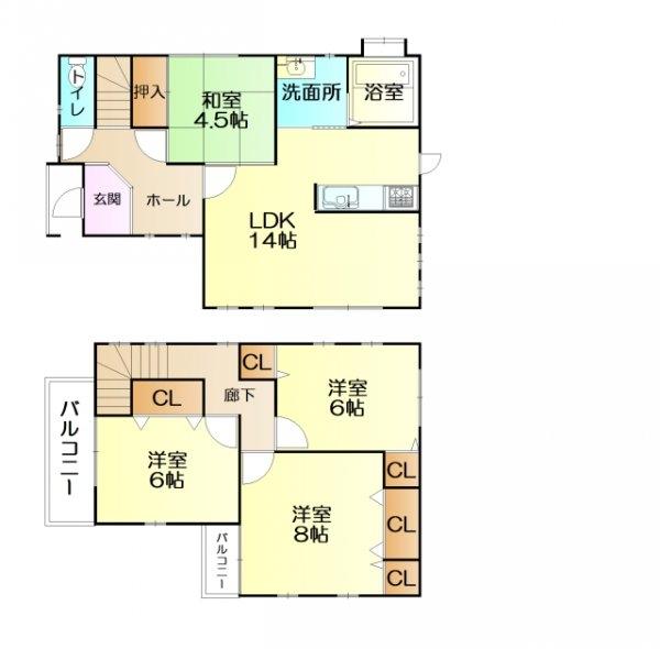 貝塚市王子の中古一戸建て