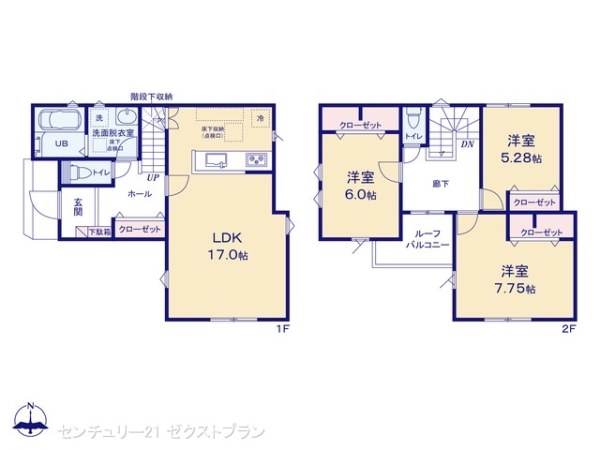 前橋市紅雲町２丁目の新築一戸建