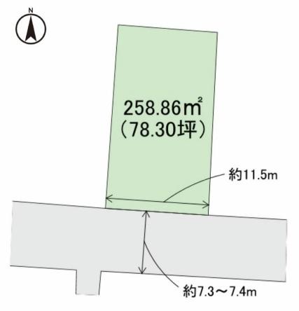 伊勢崎市今泉町一丁目土地