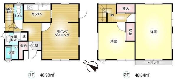 前橋市下大島町の中古一戸建て