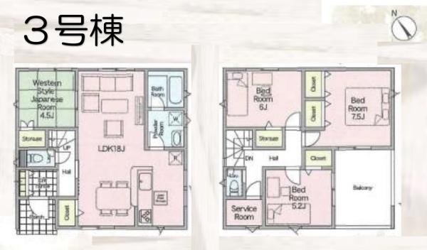 CRADLEGARDEN高崎市吉井町吉井川３号棟