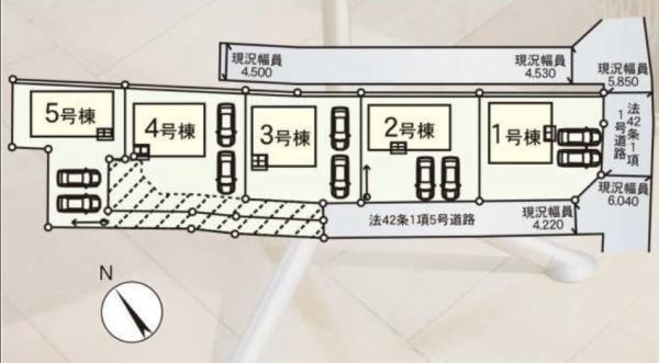 CRADLEGARDEN高崎市吉井町吉井川３号棟