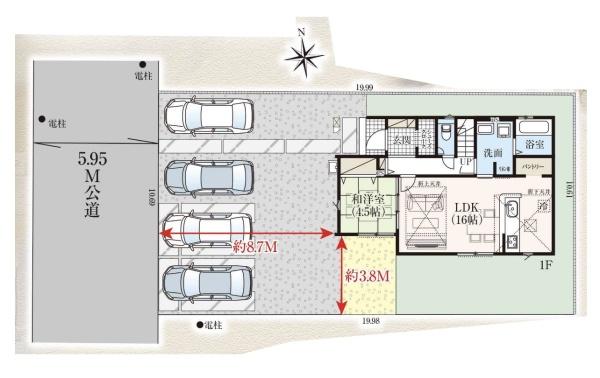 前橋市朝日が丘町新築一戸建て