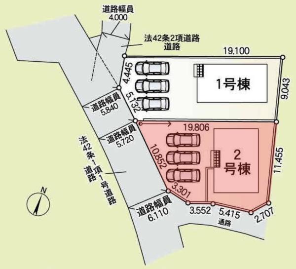クレイドルガーデン前橋市粕川町第３　２号棟