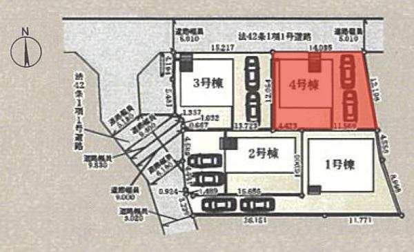 クレイドルガーデン前橋市稲荷新田町第３　４号棟