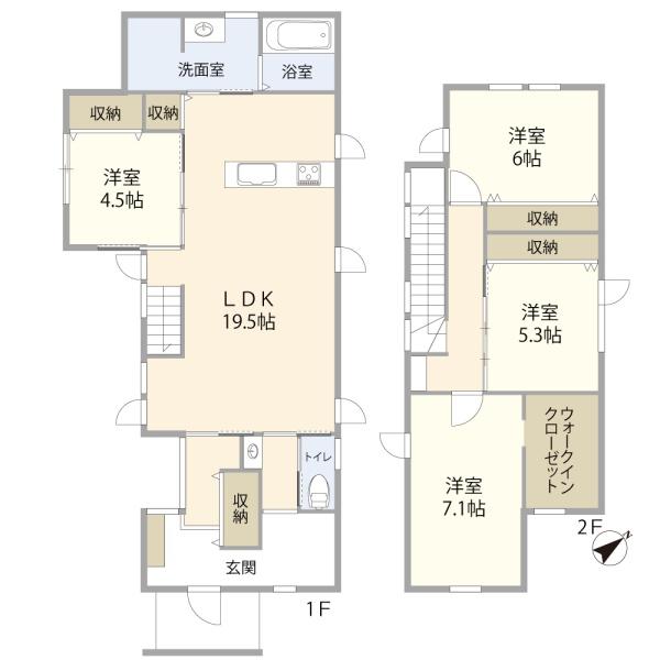 春日町　戸建　～築2年の土屋ホーム施工の戸建～