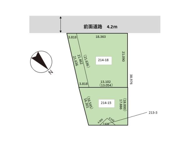 見晴町　土地