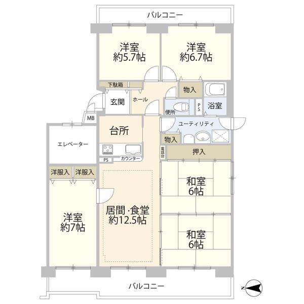 イトーピア星置中央弐番館