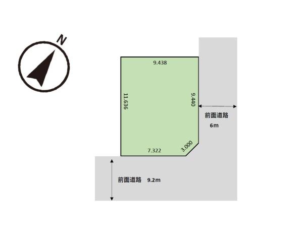 富丘5条6丁目　土地